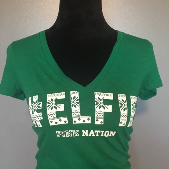 PINK Victoria's Secret Tops - NWOT VS Christmas Tee